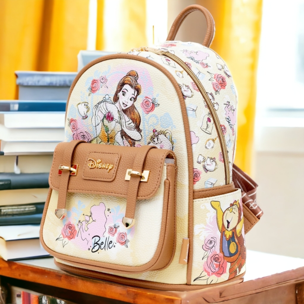 Wondapop Disney Beauty and The Beast Vegan Leather Backpack